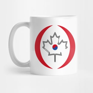 Canadian Korean Multinational Patriot Flag Mug